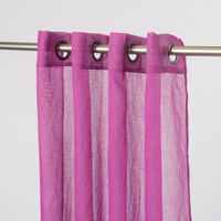 43793-Fertiggardine-oesengardine-einfarbig-Voile-_5.jpg Fertiggardine Ösengardine einfarbig Voile Struktur beere 135x260cm