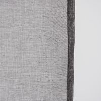 Fertiggardine Ösengardine einfarbig Voile Struktur anthrazit 135x260cm