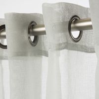 43797-Fertiggardine-oesengardine-einfarbig-Voile-St.jpg Fertiggardine Ösengardine einfarbig Voile Struktur grau 135x260cm