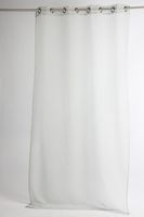 43797-Fertiggardine-oesengardine-einfarbig-Voile-_5.jpg Fertiggardine Ösengardine einfarbig Voile Struktur grau 135x260cm