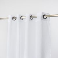 43800-Fertiggardine-oesengardine-einfarbig-Voile-_3.jpg Fertiggardine Ösengardine einfarbig Voile Struktur weiß 135x260cm
