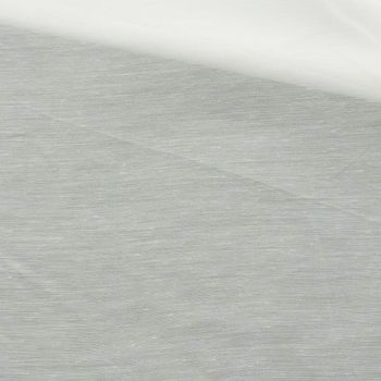 Gardinenstoff Stores Batist uni creme halb-transparent 2.6m Höhe