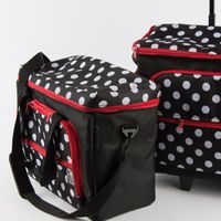 44582-Prym-Naehmaschinen-Tasche-Dots-schwarz-weis_1.jpg Prym Nähmaschinen Tasche Dots schwarz weiß 44x20x35cm