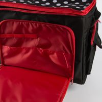 44582-Prym-Naehmaschinen-Tasche-Dots-schwarz-weis_4.jpg Prym Nähmaschinen Tasche Dots schwarz weiß 44x20x35cm