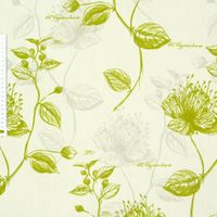 44597-Gardinenstoff-Stoff-Dekostoff-CATANIA-Blume_1.jpg Dekostoff CATANIA Blumen mit Blatt grün grau