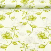 44597-Gardinenstoff-Stoff-Dekostoff-CATANIA-Blumen-.jpg Dekostoff CATANIA Blumen mit Blatt grün grau