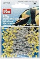 Prym Glaskopfnadeln ST 1 silberfarbig gelb 0.60 x 43 mm
