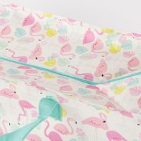 Tasche Jumbo Shopper Flamingo aus recyceltem Material 58x47cm