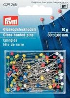 Prym Glaskopfnadeln ST 9 silberfarbig bunt 0.60 x 30 mm