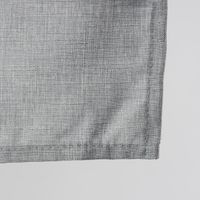 Fertiggardine Ösengardine Struktur uni grau 140x260cm