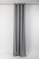 44954-Fertiggardine-oesengardine-Struktur-uni-gra_2.jpg Fertiggardine Ösengardine Struktur uni grau 140x260cm