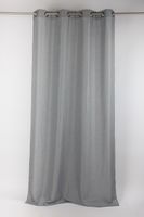 44954-Fertiggardine-oesengardine-Struktur-uni-gra_3.jpg Fertiggardine Ösengardine Struktur uni grau 140x260cm
