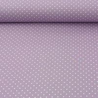 45054-Baumwollstoff-Punkte-mini----1mm-flieder-weis.jpg Baumwollstoff Punkte mini Ø 1mm flieder weiß