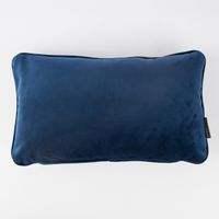SCHÖNER LEBEN. Samtkissen d'blau 30x50cm
