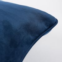 SCHÖNER LEBEN. Samtkissen d'blau 30x50cm