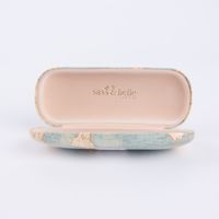 Brillen Etui Vintage Weltkarte 16x6cm
