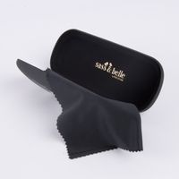 Brillen Etui Vintage Katze schwarz 16x6cm