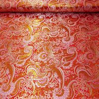 45631-Lurex-Jaquard-Stoff-Paisley-Ornament-rot-go_1.jpg Lurex Jaquard Stoff Paisley Ornament rot goldfarbig