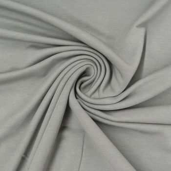 Bekleidungsstoff elastisch Modal einfarbig grau