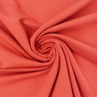 Bekleidungsstoff elastisch Modal einfarbig rost rot