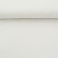 45944-Bekleidungsstoff--Double-Gauze-Windelstoff-ei.jpg Double Gauze Organic Bio Musselin Windelstoff uni weiß 1.30m Breite