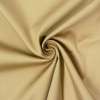 Baumwolle Stoff Meterware Satin Spandex camel 1.45m Breite