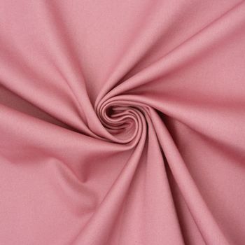 Baumwolle Stoff Meterware Satin Spandex rosa 1.45m Breite