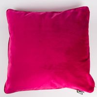 SCHÖNER LEBEN. Samtkissen pink 70x70cm