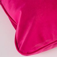 SCHÖNER LEBEN. Samtkissen pink 70x70cm