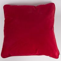 46343-Schoener-Leben-Samtkissen-mit-Kederumrandun_1.jpg SCHÖNER LEBEN. Samtkissen rot 70x70cm