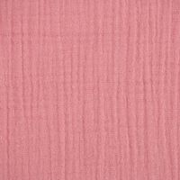 Double Gauze Organic Bio Musselin Windelstoff uni altrosa 1.30m Breite