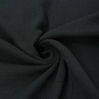 46440-Bekleidungsstoff-Double-Gauze-Windelstoff-ein.jpg Double Gauze Organic Bio Musselin Windelstoff uni schwarz 1.30m Breite