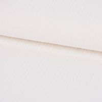 Double Gauze Organic Bio Musselin Windelstoff uni creme 1.30m Breite