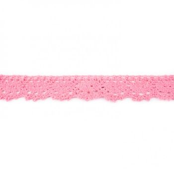 Spitze Zierband pink Breite: 2,5cm