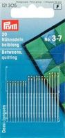 Prym 20 Nähnadeln halblang ST 3-7 silberfarbig