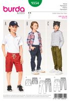 Burda Schnittmuster 9354 Kinder Hose Größe 116-158