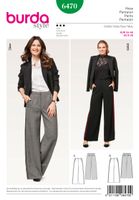 46800-Burda-Schnittmuster-6470-Damen-Hose-Groesse-34-46-6470.jpg Burda Schnittmuster 6470 Damen Hose Größe 34-46