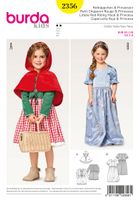 Burda Schnittmuster 2356 Rotkäppchen & Prinzessin