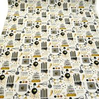 47105-Baumwollstoff-Stoff-Dekostoff-Digitaldruck-_3.jpg Dekostoff Digitaldruck Party Geschenke weiß gold schwarz 1.40m