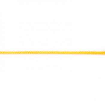 Baumwoll Kordel Zierband gelb Breite: 5mm