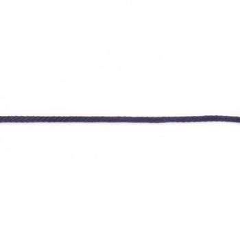 Baumwoll Kordel Zierband dunkelblau Breite: 5mm