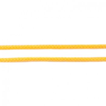 Baumwoll Kordel Zierband gelb Breite: 8mm