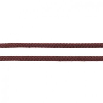 Baumwoll Kordel Zierband dunkelbraun Breite: 8mm