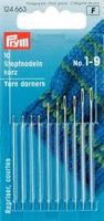 Stopfnadeln kurz ST 1-9 silberfarbig