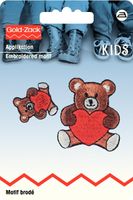 Prym Applikation Teddybär 2 Stück 3.5x4cm 2x2cm