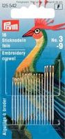 Prym 16 Sticknadeln No.3-9 silberfarbig