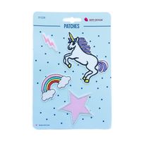 47865-Applikationen-Set-4-Stueck-Einhorn-Regenbogen.jpg Applikationen Set 4 Stück Einhorn Regenbogen Blitz