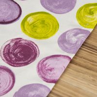 47906-Schoener-Leben-Tischlaeufer-Kreise-weiss-li_2.jpg Schöner Leben Tischläufer Kreise weiß lila grün 40x160cm