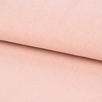 Organic Baumwoll-Fleece Bio-Fleece einfarbig rosa meliert