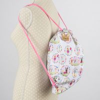 48145-Rucksack-Beutel-Kids-mit-Kordeln-Hase-weiss_5.jpg Rucksack Turn-Beutel Kids mit Kordeln Hase weiß rosa 36x40cm